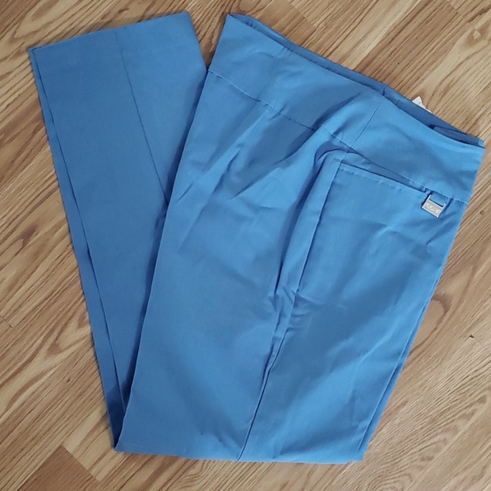 NWOT  Lulu B blue stretch slacks with pockets